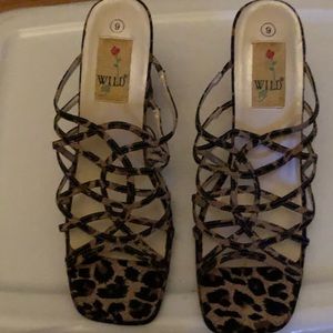 Sandals leopard